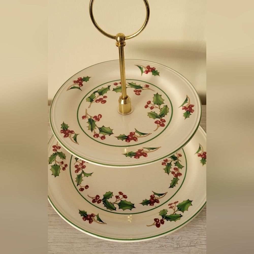 2 tiered holy serving tray - Picture 2 of 6